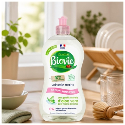 Biovie Vaisselle Mains pour Peaux Sensibles 500 ML