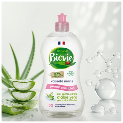 Biovie Vaisselle Mains pour Peaux Sensibles 500 ML