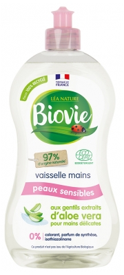 Biovie Vaisselle Mains pour Peaux Sensibles 500 ML