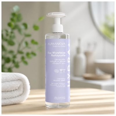 Alphanova Thermal Care Eau Micellaire Nettoyante Biologique 400 ML