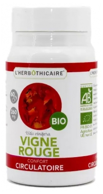 L'Herbôthicaire Poudre de Vigne Rouge Bio 180 Gélules