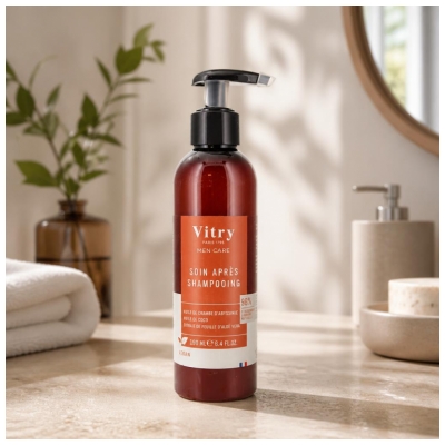 Vitry Men Care Soin Après-Shampoing Cheveux Abîmés 190 ML