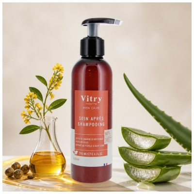 Vitry Men Care Soin Après-Shampoing Cheveux Abîmés 190 ML