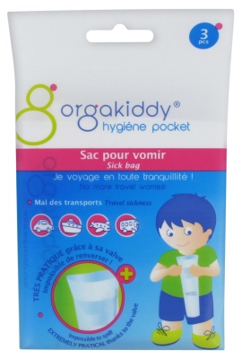Orgakiddy Sac Pour Vomir X3