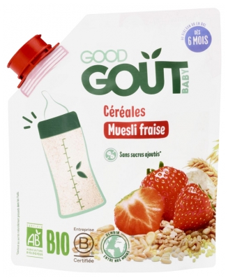 Good Goût Baby Muesli Fraise dès 6 Mois Bio 200 g