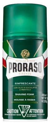 Proraso Mousse à Raser Rafraîchissante pour la Barbe 300 ml
