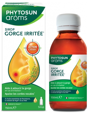 Phytosun Arôms Sirop Gorge & Cordes Vocales 150 ml