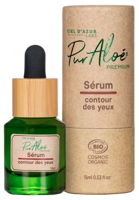 Ciel d'Azur Labs Pur'Aloé Premium - Sérum Contour Des Yeux - 15 ml Bio