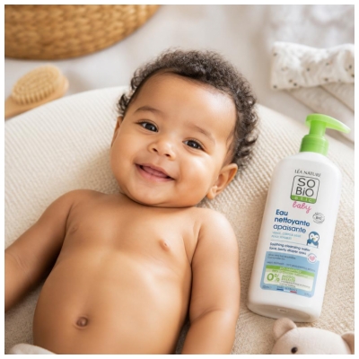 Léa Nature SO BIO étic Baby Eau Nettoyante Apaisante Biologique 500 ML