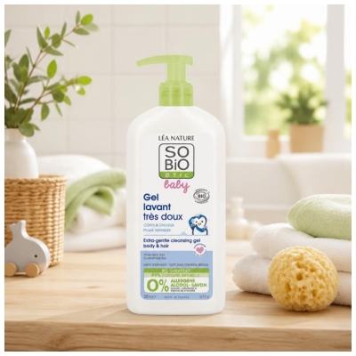 Léa Nature SO BIO étic Baby Gel Lavant Très Doux Biologique 500 ML