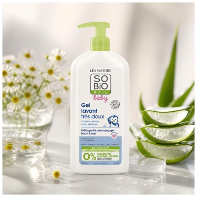 Léa Nature SO BIO étic Baby Gel Lavant Très Doux Biologique 500 ML