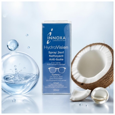 Innoxa Spray 2En1 Nettoyant Anti-Buée 30 ml