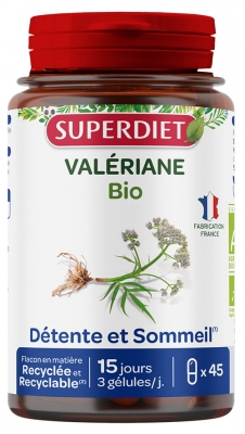Superdiet Valériane Bio 45 Unités