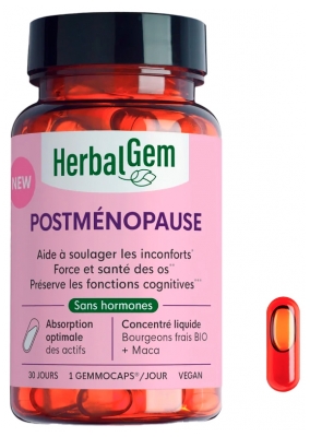 HerbalGem Posteménopause Force et Santé des Os 30 Gélules