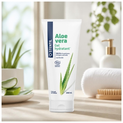 Stentil Gel Hydratant Aloe Vera Bio 200 ml 