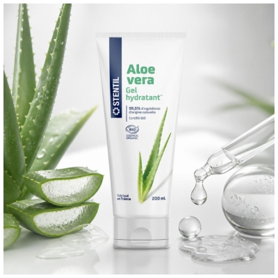 Stentil Gel Hydratant Aloe Vera Bio 200 ml 