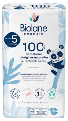 Biolane Couches Écologiques Taille 5 - X40