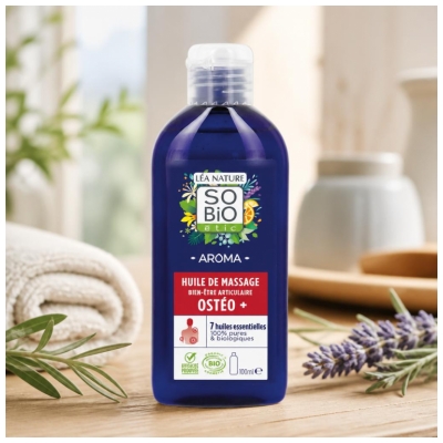 Léa Nature SO BIO étic Aroma Huile de Massage Bien-Être Articulaire Ostéo + Biologique 100 ML