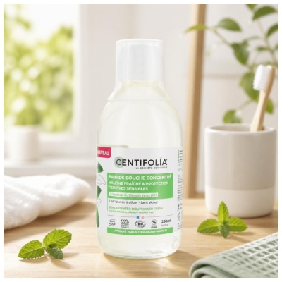 Centifolia Bain de Bouche Concentré Haleine Fraîche & Gencives Sensibles Biologique 250 ML