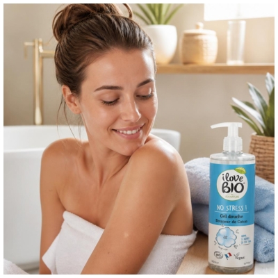 I Love Bio Gel Douche Coton Bio 500 ML