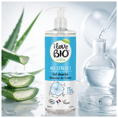 I Love Bio Gel Douche Coton Bio 500 ML