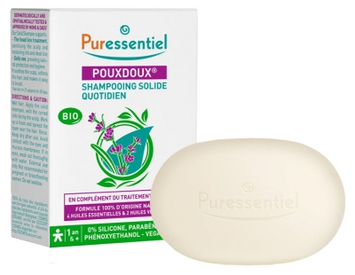 Puressentiel Pouxdoux Shampoing Solide Bio 60 g
