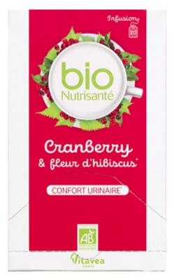 Vitavea Infusion Cranberry Bio 20 Unités 