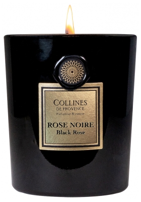 Collines de Provence Fleurs & Écorces Bougie 360 Grammes - Senteur : Rose Noire