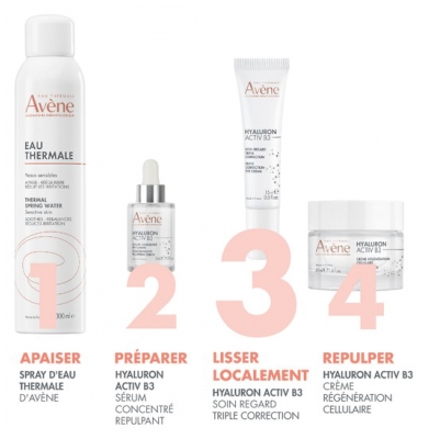Avène Hyaluron Activ B3 Soin Regard Triple Correction Anti-Rides, Poches et Cernes 15 ml