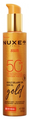 Nuxe Sun Gold Huile Solaire Or SPF50 150 ml