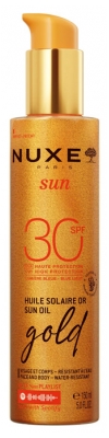Nuxe Sun Gold Huile Solaire Or SPF30 150 ml
