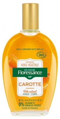 Floressance Huile Végétale Carotte Biologique 50 ML