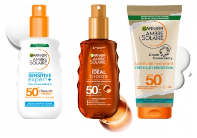 Garnier Ambre Solaire Ideal Bronze Huile Sublimatrice Protectrice SPF50+ 150 ml