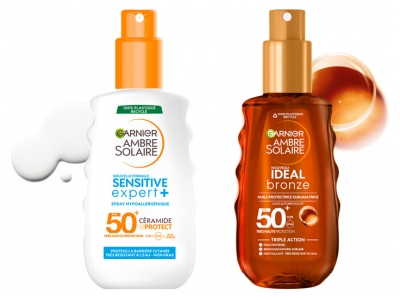 Garnier Ambre Solaire Ideal Bronze Huile Sublimatrice Protectrice SPF50+ 150 ml