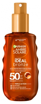 Garnier Ambre Solaire Ideal Bronze Huile Sublimatrice Protectrice SPF50+ 150 ml