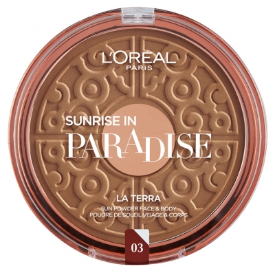 L'Oréal Paris Sunrise In Paradise Poudre de Soleil La Terra Visage & Corps 18 g - Teinte : 03 Medium Bronze - Amalfi