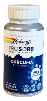 Solaray Prosorb Curcuma 30 Unités