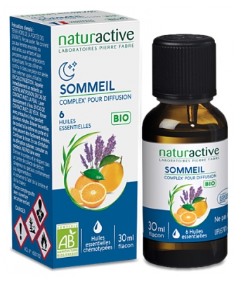 Naturactive Sommeil Complexe pour Diffusion 6 Huiles Essentielles Bio 30 ml