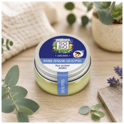 Léa Nature SO BIO étic Aroma Baume Apaisant Eucalyptus Bio 25 Grammes
