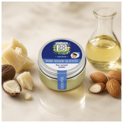 Léa Nature SO BIO étic Aroma Baume Apaisant Eucalyptus Bio 25 Grammes