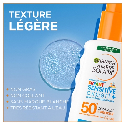 Garnier Ambre Solaire Sensitive Expert + Enfants SPF50+ Spray 150 ml