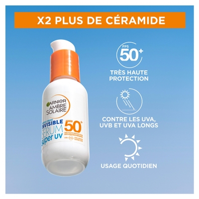 Garnier Ambre Solaire Super UV Sérum Invisible SPF50+ 30 ml