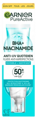 Garnier PureActive Fluide Anti-Imperfction Anti-UV BHA+ Niacinamide SPF50+ 40 ml
