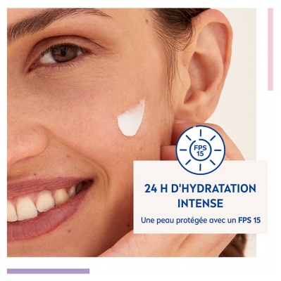 Nivea Soin de Jour Fraîcheur Hydratation 24h Pour les Peaux Normales SPF15 50 ml