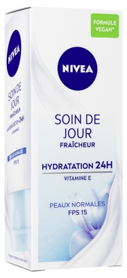 Nivea Soin de Jour Fraîcheur Hydratation 24h Pour les Peaux Normales SPF15 50 ml