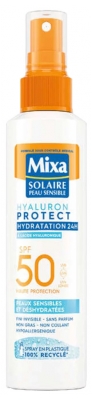 Mixa Hyaluron Protect Spray Solaire Hydratation 24H SPF50 Sans Parfum 150 ml