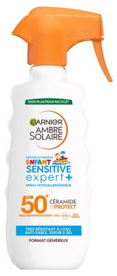 Garnier Ambre Solaire Enfant Sensitive Expert+ Spray Solaire Hypoallergénique SPF50+ 270 ml
