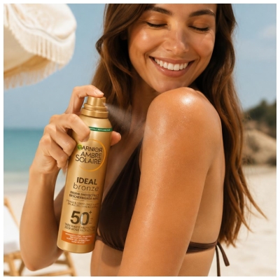 Garnier Ambre Solaire Ideal Bronze Brume Protectrice Visage & Corps SPF50+ 150 ml