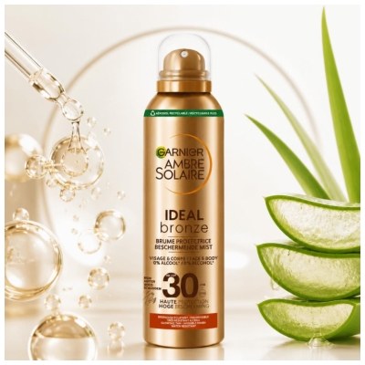 Garnier Ambre Solaire Ideal Bronze Brume Protectrice Visage & Corps SPF30 150 ml