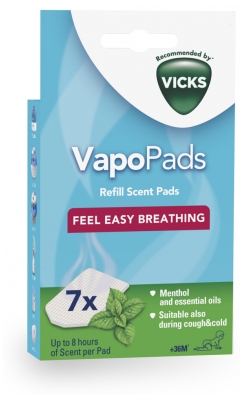 Vicks Tablettes Parfumées Menthol Vapopads 7 Recharges